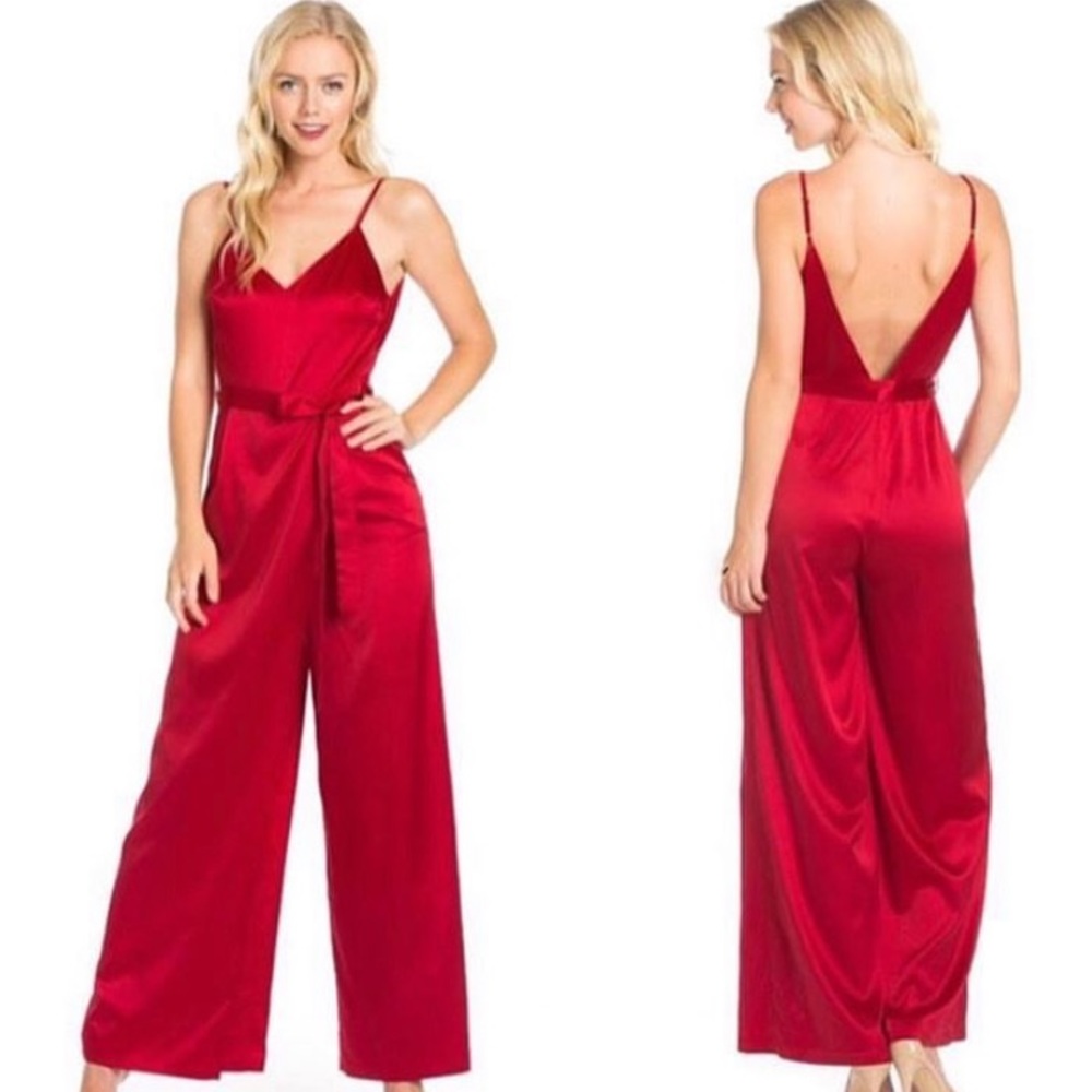 Satin jumpsuit